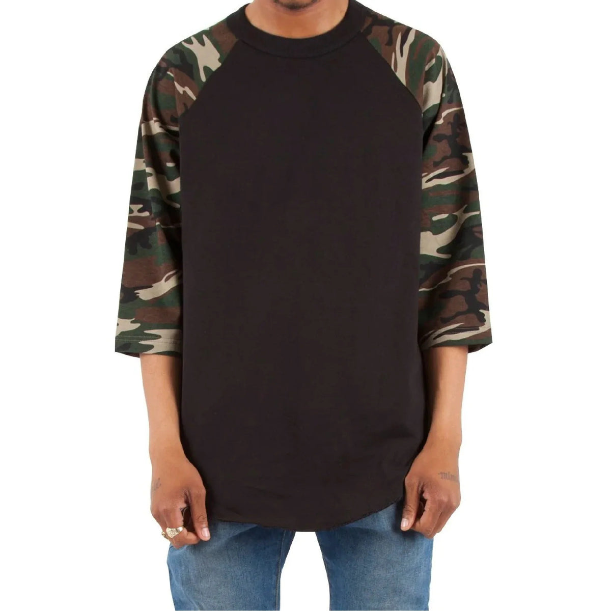 Shakawear Raglan ¾ Sleeve Tee