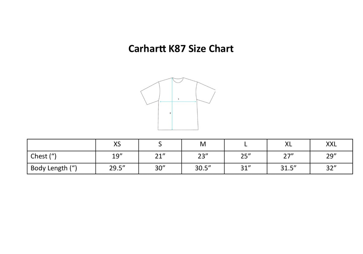Carhartt K87 Heavyweight TShirt Mahabub