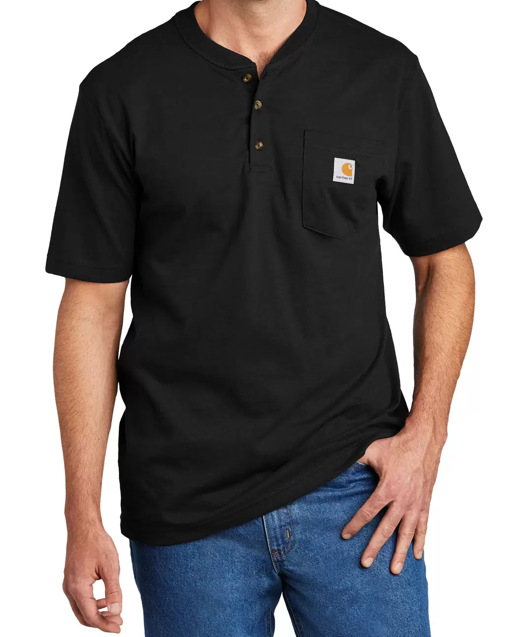 Carhartt K84 Short Sleeve Henley T-Shirt
