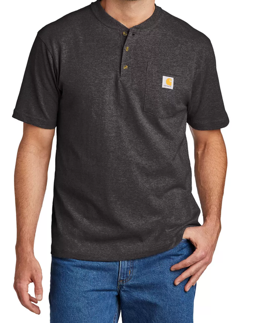 Carhartt K84 Short Sleeve Henley T-Shirt