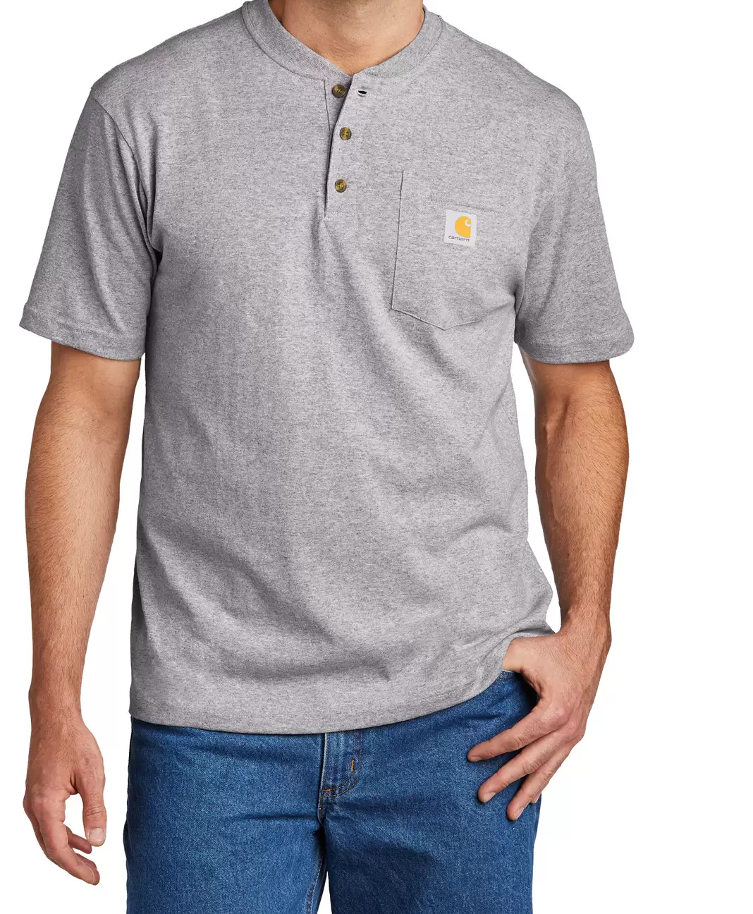 Carhartt K84 Short Sleeve Henley T-Shirt