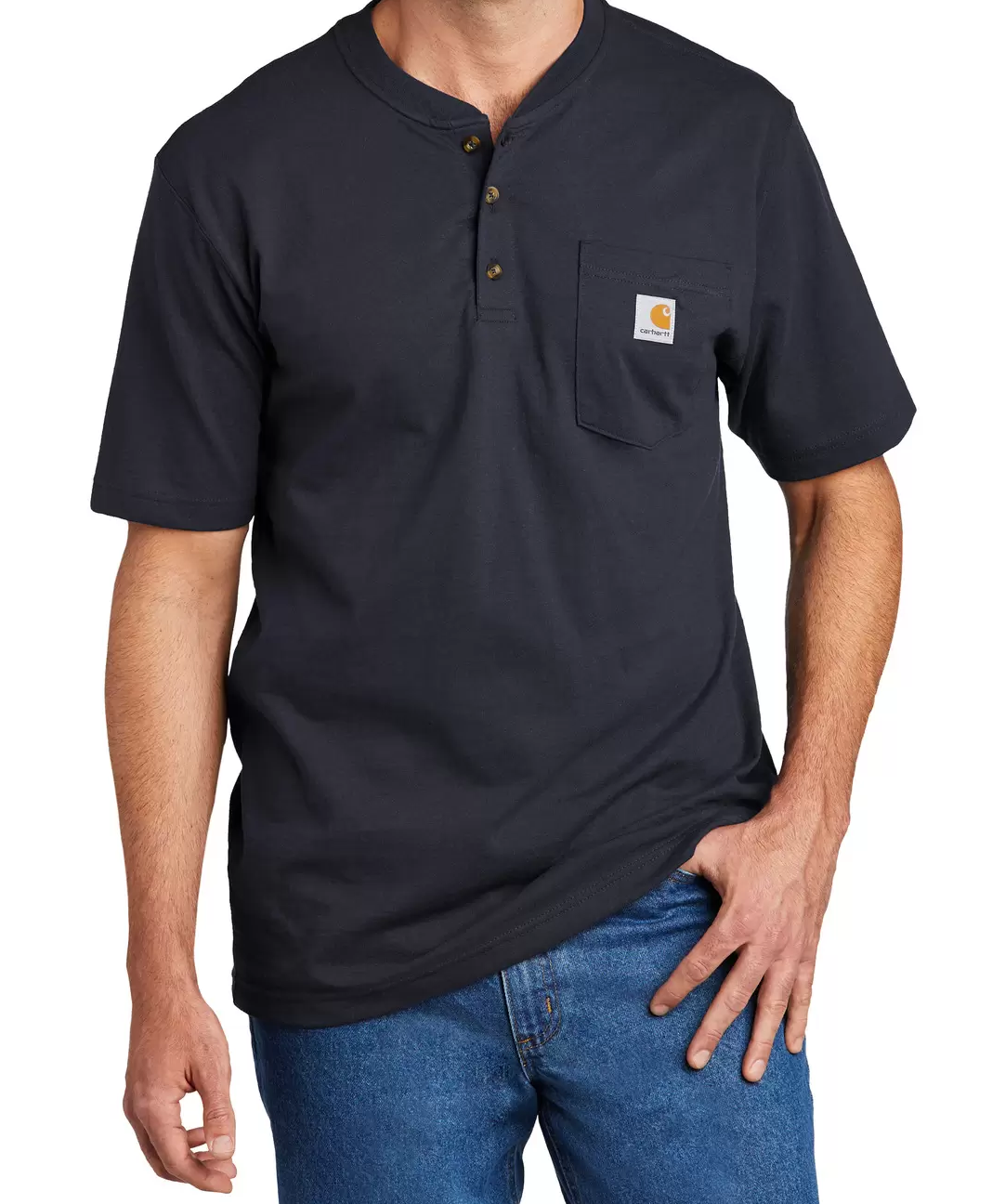 Carhartt K84 Short Sleeve Henley T-Shirt