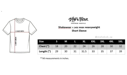 Shaka Wear Max Heavyweight 7.5oz Short Sleeve Tee