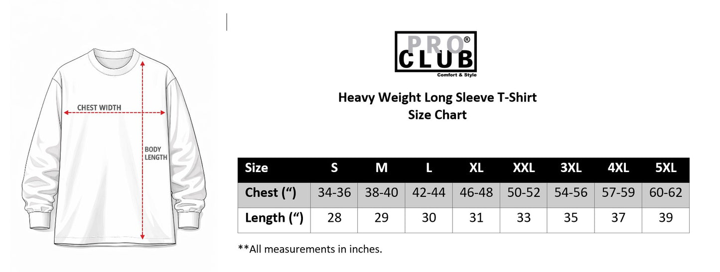 Pro Club Heavyweight Long Sleeve Tee